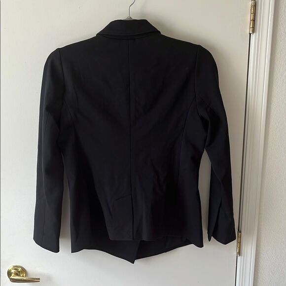 SPANX Black Tailored Blazer with Asymmetrical Design size XL NWOT - Picture 3 of 7